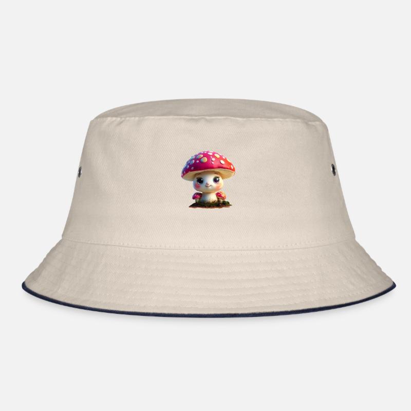cute toadstool Bucket Hat