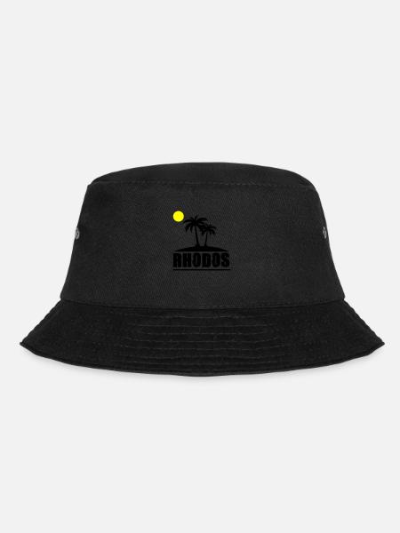 rhodos - Bucket Hat - Schwarz