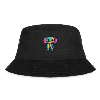Elephant Halloween Animal - Bucket Hat - black - Front - Lela (165cm)