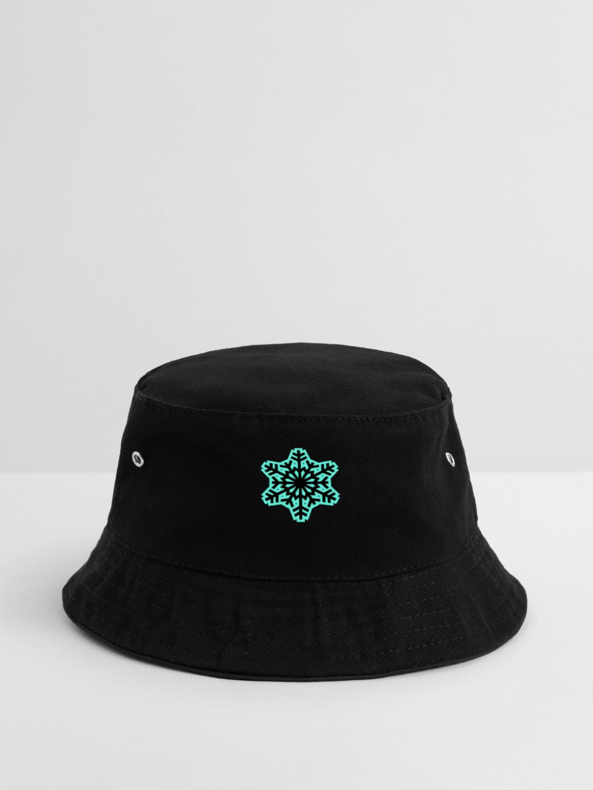 snow frost - Bucket Hat - Schwarz - Vorne