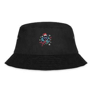 Loup Rocker de Noël - Guitare et Festif - Bob - noir - Devant - Lela (165cm)
