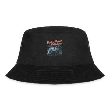 Erkunden Sie hinter dem Horizont - Bucket Hat - Schwarz - Vorne - Lela (165cm)