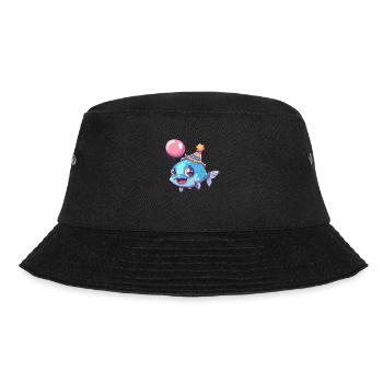 Piranha Fish Birthday Comic Cute - Bucket Hat - black - Front - Lela (165cm)