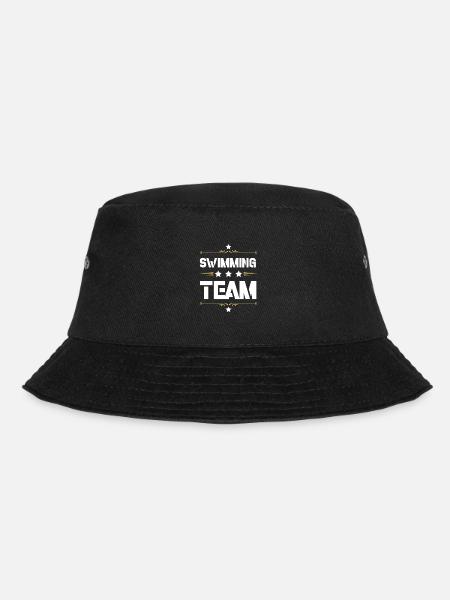 Swimming Team - Bucket Hat - Schwarz