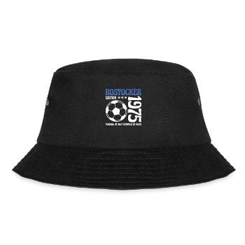 Rostock Birthday 1975 Football Gift - Bucket Hat - black - Front - Lela (165cm)