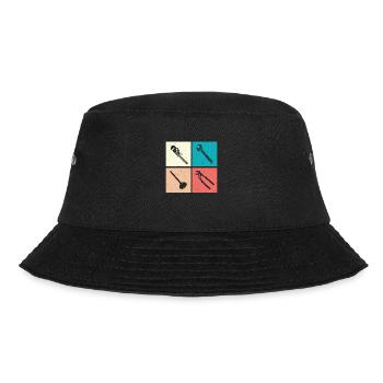 Heizungsbauer Heizungsbau Klempner Installateur - Bucket Hat - Schwarz - Vorne - Lela (165cm)