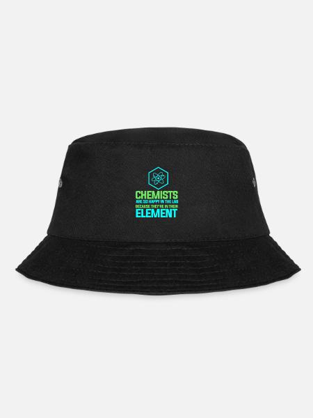 Chemie Chemiker Chemielehrer - Bucket Hat - Schwarz
