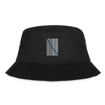 Katzenmama - Bucket Hat - Schwarz - Vorne - Lela (165cm)