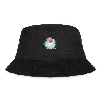 zwerghamster,hamster,bunt,graffiti,malerei,mint - Bucket Hat - Schwarz - Vorne - Lela (165cm)