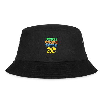 Geschenk 20 Jahre Geburtstag Mann Dinosaurier - Bucket Hat - Schwarz - Vorne - Lela (165cm)