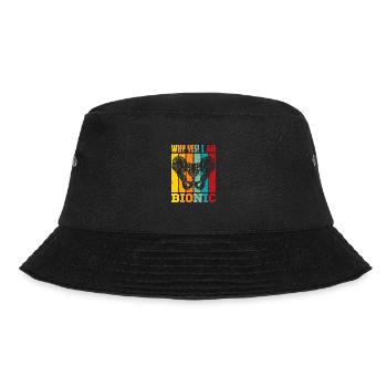 Why Yes! I am Bionic - Bucket Hat - Schwarz - Vorne - Lela (165cm)
