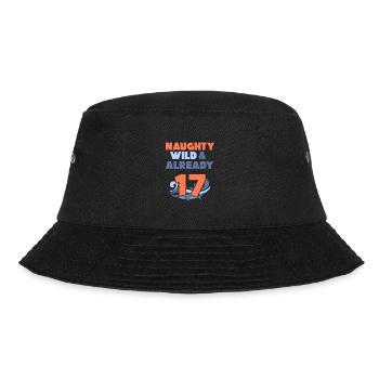 17 Jahre Geburtstag Hai - Bucket Hat - Schwarz - Vorne - Lela (165cm)
