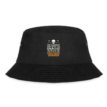they know how to do my job street sweeper - Bucket Hat - Schwarz - Vorne - Lela (165cm)