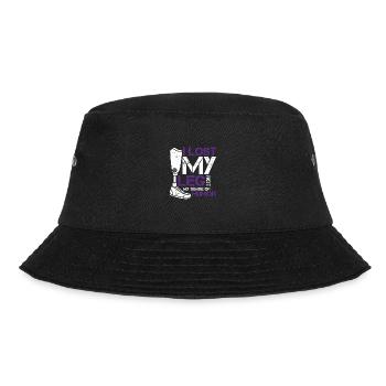 I lost my leg not my sense of humor - Bucket Hat - Schwarz - Vorne - Lela (165cm)