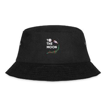 To The Moon - Trading Fun - Bucket Hat - Schwarz - Vorne - Lela (165cm)