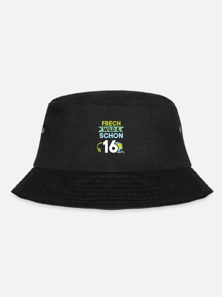 16 Jahre Geburtstag Gamer Gaming - Bucket Hat - Schwarz