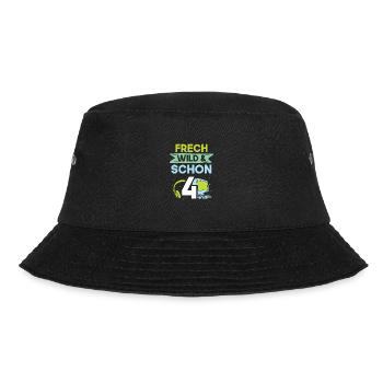 4 Jahre Geburtstag Junge Mädchen Gamer Gaming - Bucket Hat - Schwarz - Vorne - Lela (165cm)