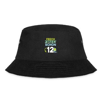 12 Jahre Geburtstag Junge Mädchen Gamer Gaming - Bucket Hat - Schwarz - Vorne - Lela (165cm)