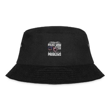 Polizei Polizist Polizeibeamte - Bucket Hat - Schwarz - Vorne - Lela (165cm)
