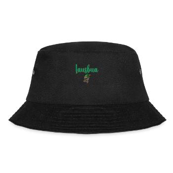 Lausbua Lausbub Lederhosen Trachten - Bucket Hat - black - Front - Lela (165cm)
