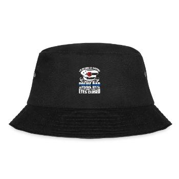 Polizei Polizist Polizeibeamte - Bucket Hat - Schwarz - Vorne - Lela (165cm)