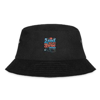 Level Night Shift Nurse Unlocked - Bucket Hat - Schwarz - Vorne - Lela (165cm)