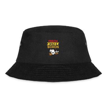 8 Jahre Geburtstag Junge Mädchen Pirat - Bucket Hat - Schwarz - Vorne - Lela (165cm)