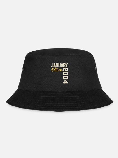 Geburtstagsgeschenk geboren im Januar 2004 - 2004 - Bucket Hat - Schwarz
