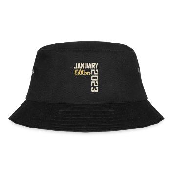 Birthday gift born in January 2023 - 2023 - Bucket Hat - black - Front - Lela (165cm)