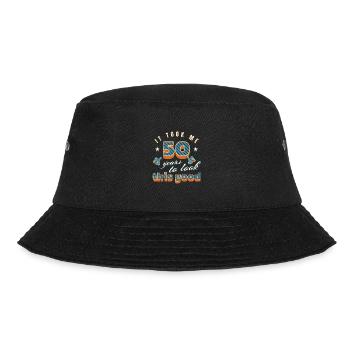 It Took Me 50 Years To Look This Good Turning 50th - Bucket Hat - black - Front - Lela (165cm)