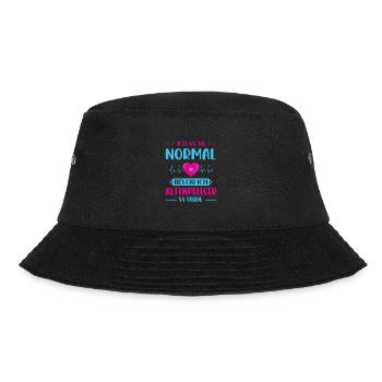 Altenpfleger Geschenk Altenpflege Pflegefachkraft - Bucket Hat - Schwarz - Vorne - Lela (165cm)