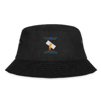 Trockenbau Trockenbauer Trockenbaumonteur Geschenk - Bucket Hat - Schwarz - Vorne - Lela (165cm)
