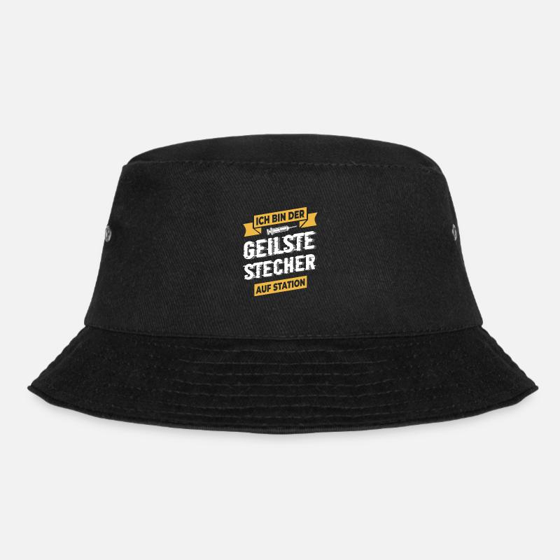 Krankenschwester Krankenpfleger - Bucket Hat - Schwarz