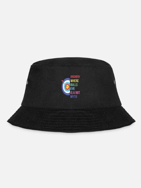 Bogenschießen Bogenschütze - Bucket Hat - Schwarz