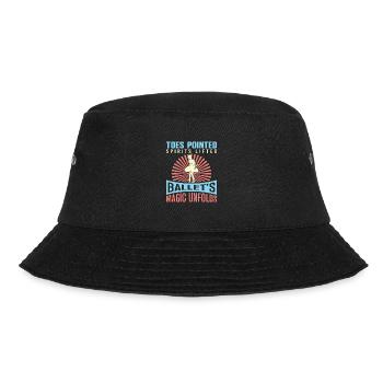 Ballerina Ballett mädchen - Bucket Hat - Schwarz - Vorne - Lela (165cm)