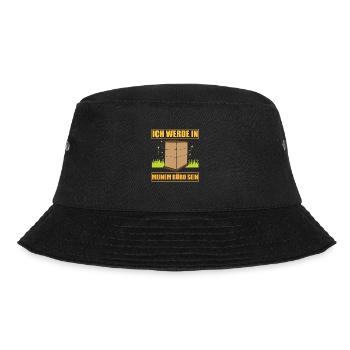 Bienenzucht Imker Imkerei Lustig Bienen Spruch - Bucket Hat - Schwarz - Vorne - Lela (165cm)