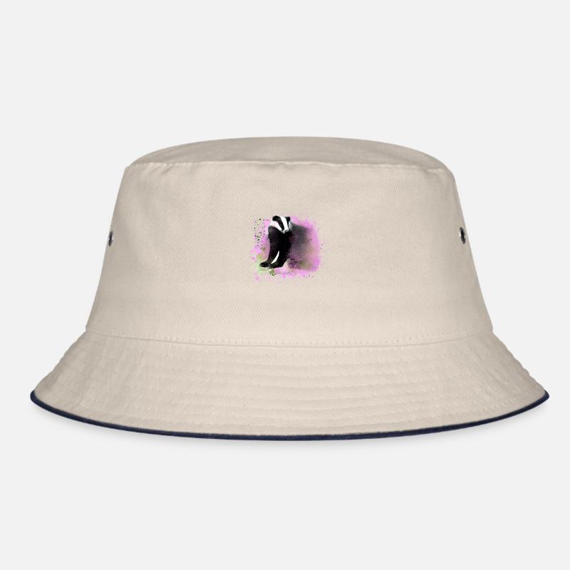 dachs,stinkstier,graffiti,malerei,bunt,pink Bucket Hat