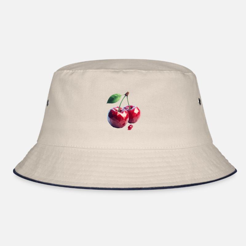 Cherries Polygon Bucket Hat