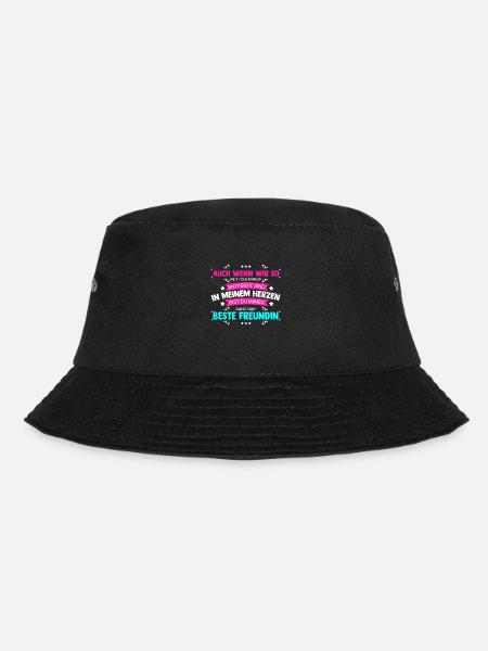 Best Friend Motiv - Bucket Hat - Schwarz
