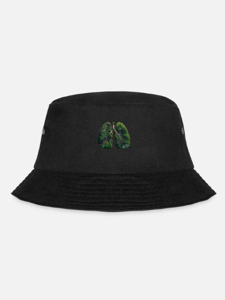 Der Urwald ist die grüne Lunge unserer Erde - Bucket Hat - Schwarz