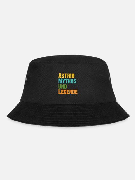 Mythos Astrid die Legende Vorname Astrid - Bucket Hat - Schwarz