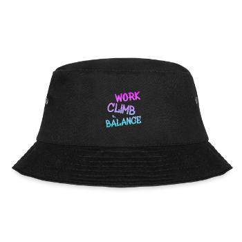 work climb balance, klettern - Bucket Hat - Schwarz - Vorne - Lela (165cm)