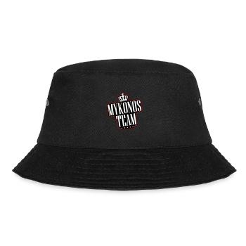Mykonos Team - Bucket Hat - Schwarz - Vorne - Lela (165cm)