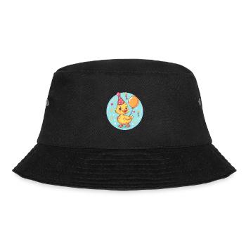 Duck Birthday Baby - Bucket Hat - black - Front - Lela (165cm)