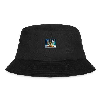 Northern Lights,Stars,Night, Compass - Bucket Hat - black - Front - Lela (165cm)