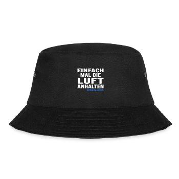 apnoetaucher apnoe tauchen oxygen - Bucket Hat - Schwarz - Vorne - Lela (165cm)