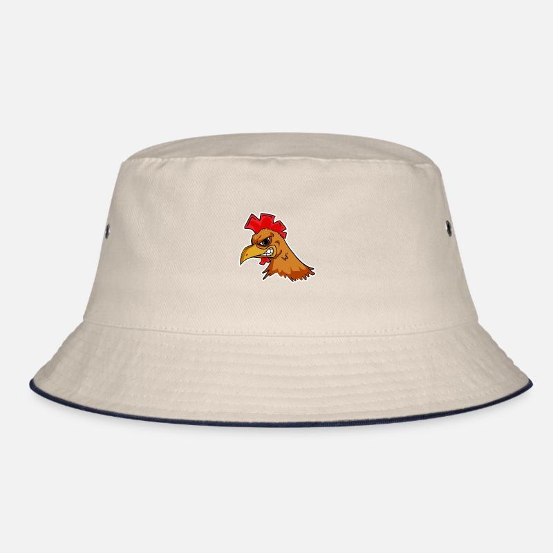 Huhn Kopf Bucket Hat