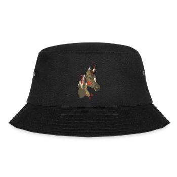 PFERD - INDIANER - REITEN - WESTERN - ENGLISCH - Bucket Hat - Schwarz - Vorne - Lela (165cm)