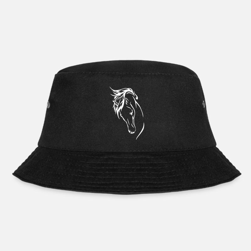 Cheval avec un sifflet - Bob - noir