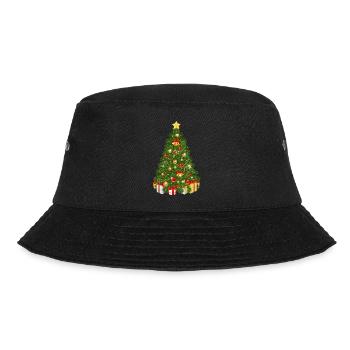 Weihnachtsbaum - Bucket Hat - Schwarz - Vorne - Lela (165cm)